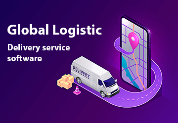 Global Logistic. Delivery service software.